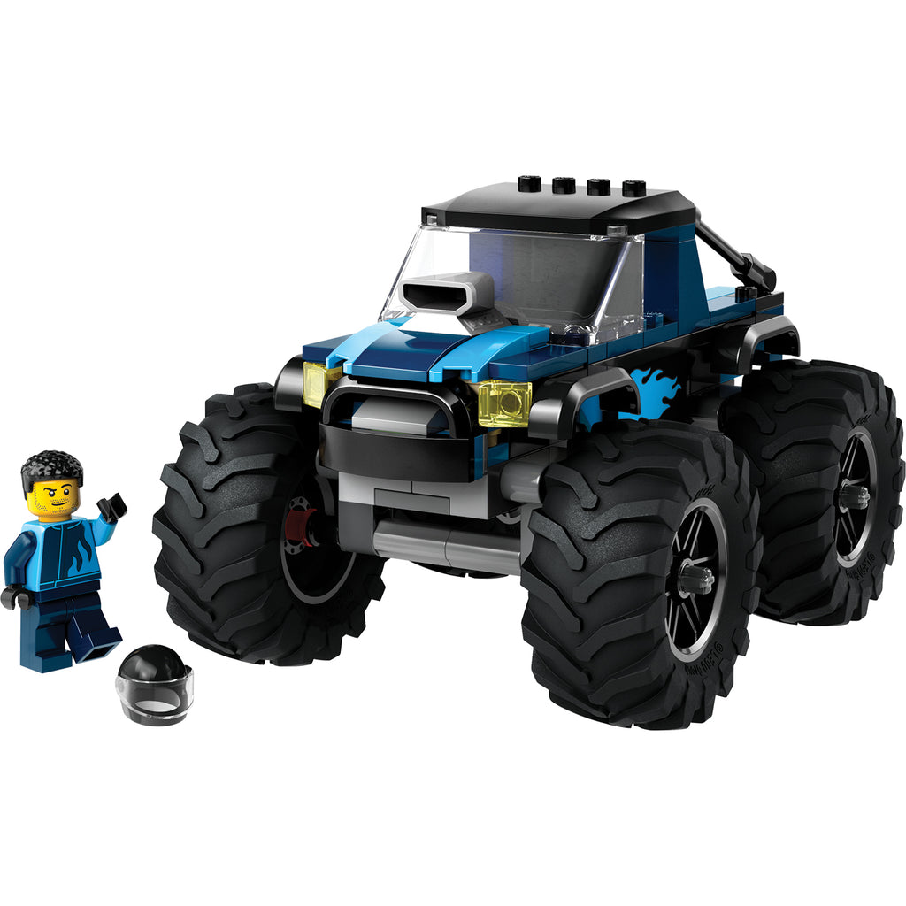 LEGO® City Blue Monster Truck - Đồ Chơi Lắp Ráp Xe Tải Quái Vật Xanh - LEGO 60402 - Hình ảnh chi tiết 2