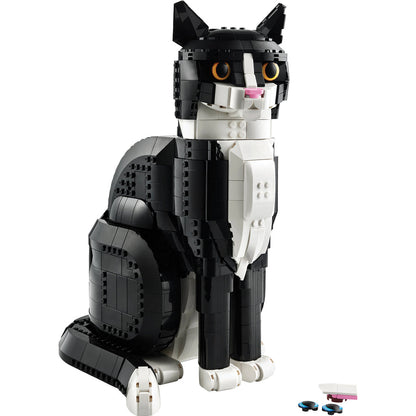 LEGO® Ideas Tuxedo Cat - Mô hình Mèo Đen Trắng Lắp Ráp - LEGO 21349 - Hình ảnh chi tiết 2