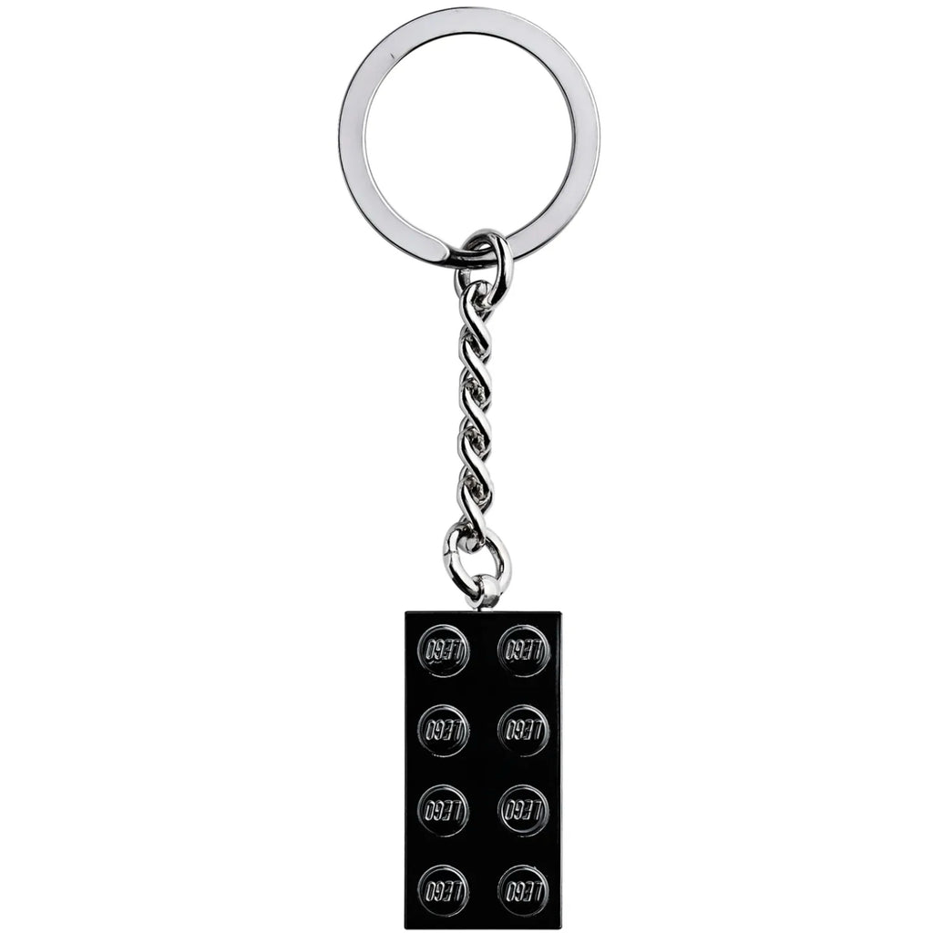 LEGO® Keyring 2x4 Stud – Black - Móc Khóa Gạch LEGO 2x4 Màu Đen Kim Loại - LEGO 853992 - Hình ảnh chi tiết 2