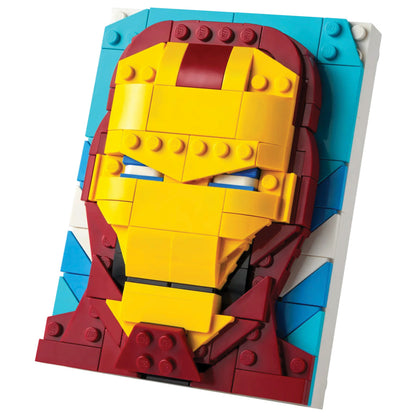 LEGO® Brick Sketches™ Iron Man (40535) - Mô hình tranh lắp ráp 3D Marvel - Hình ảnh chi tiết 2