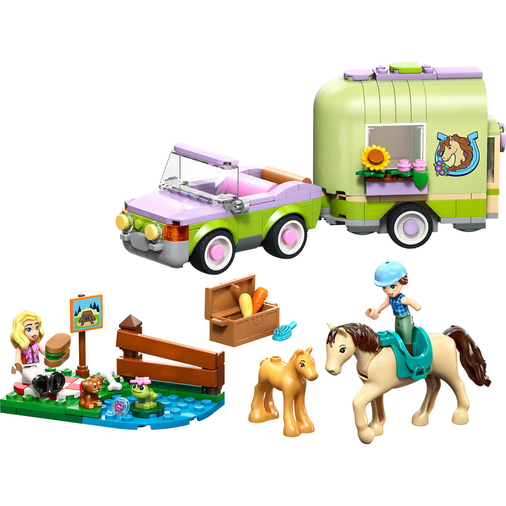 LEGO® Friends Horse & Baby Foal Trailer - Đồ Chơi Lắp Ráp Xe Kéo Ngựa LEGO 42695 - Hình ảnh chi tiết 2