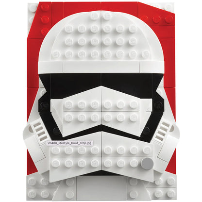 LEGO® Brick Sketches™ First Order Stormtrooper™ Mô hình Chân dung 3D Star Wars (40391) - Hình ảnh chi tiết 2