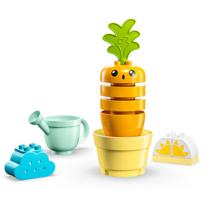 LEGO® DUPLO™ Growing Carrot Đồ chơi lắp ráp Củ cà rốt phát triển LEGO 10981 - Hình ảnh chi tiết 2