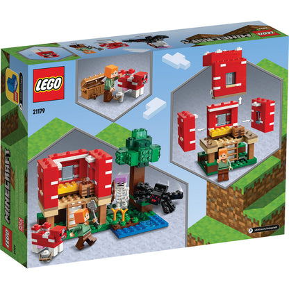 LEGO® Minecraft® The Mushroom House - Bộ Đồ Chơi Lắp Ráp Ngôi Nhà Nấm (21179) LEGO - ảnh 2 - LEGO sets