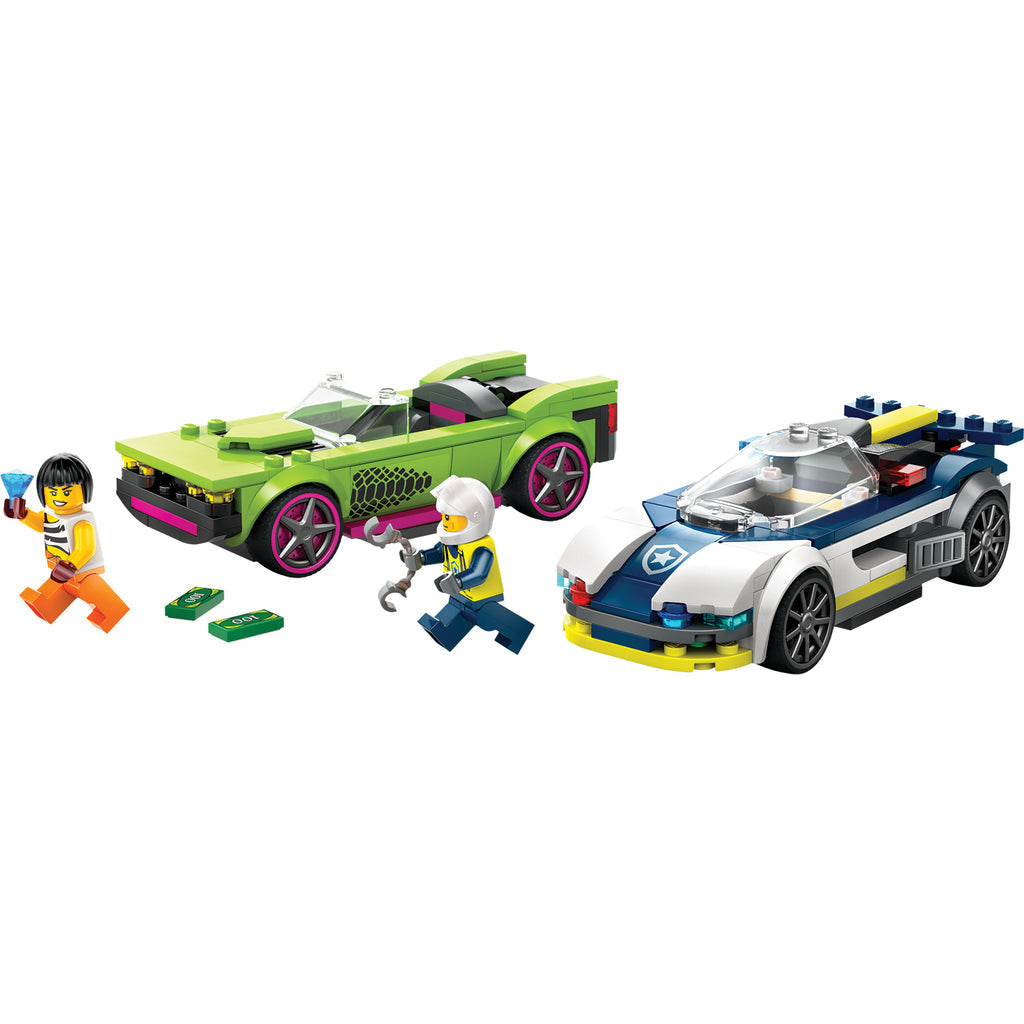 LEGO® City Police Car and Muscle Car Chase - Xe Cảnh Sát Đuổi Bắt Xe Cơ Bắp - LEGO 60415 - Hình ảnh chi tiết 2
