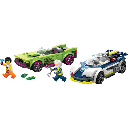 LEGO® City Police Car and Muscle Car Chase - Xe Cảnh Sát Đuổi Bắt Xe Cơ Bắp - LEGO 60415 - Hình ảnh chi tiết 2