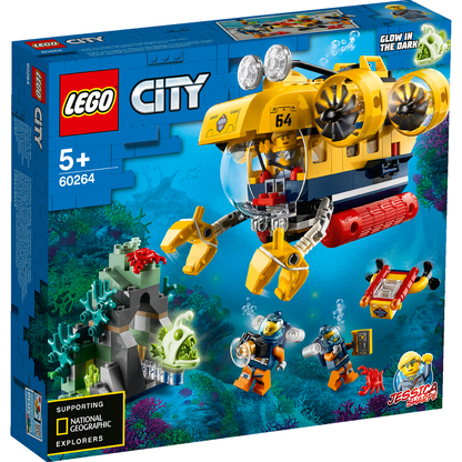 LEGO® City Ocean Exploration Submarine - Tàu Ngầm Thám Hiểm Đại Dương LEGO 60264 - Hình ảnh sản phẩm