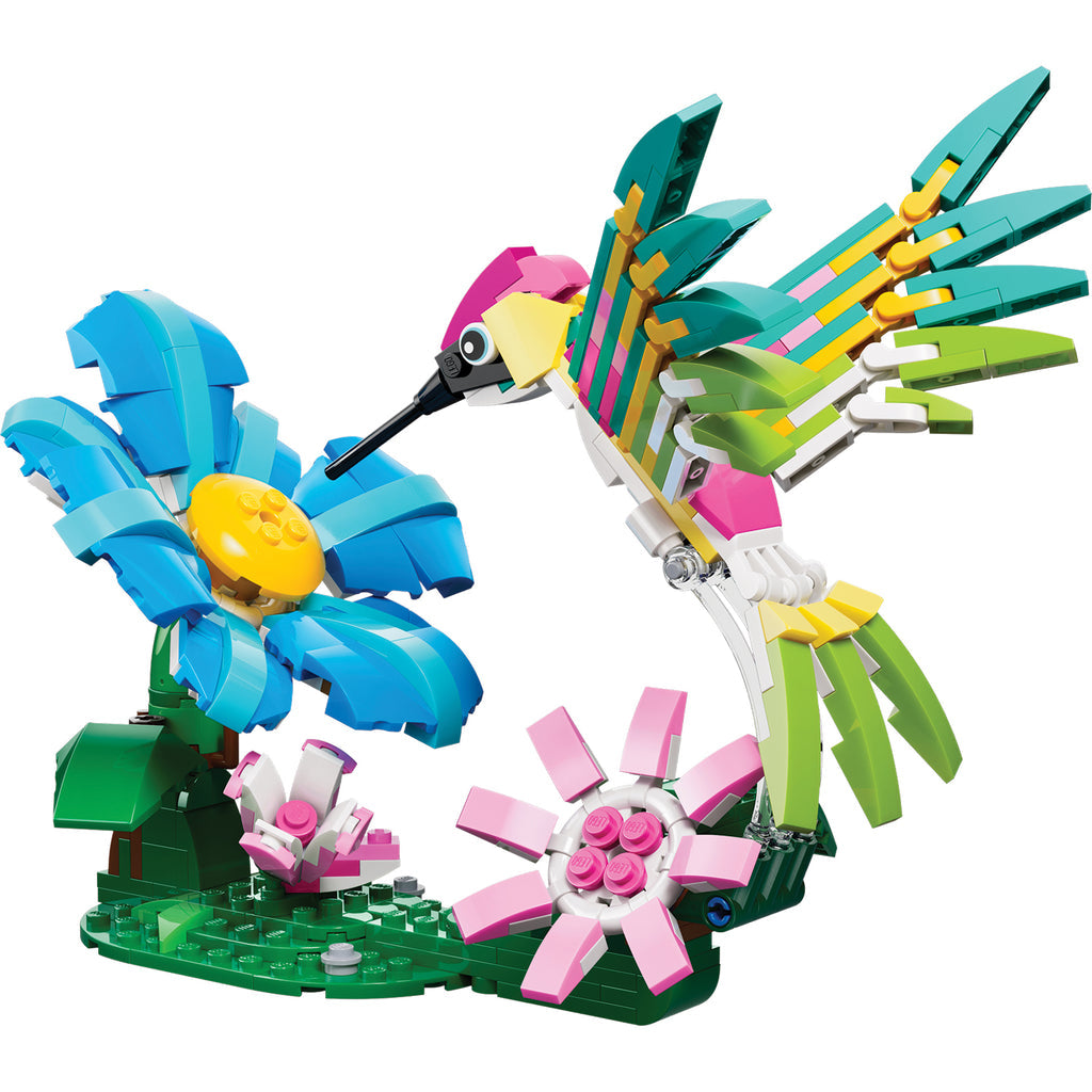 LEGO® Creator 3-in-1 Wild Animals: Colourful Hummingbird - Đồ chơi lắp ráp 3 trong 1 Động vật Hoang dã - LEGO 31384 LEGO