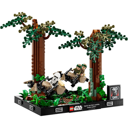 LEGO® Star Wars™ Endor™ Speeder Chase Diorama - Mô hình lắp ráp Diorama trưng bày - LEGO 75353 - Hình ảnh chi tiết 2