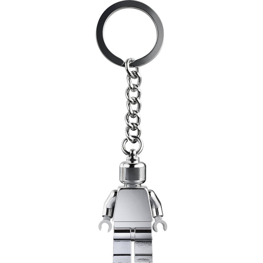 LEGO® Silver Minifigure Keyring - Móc Khóa Nhân Vật LEGO Màu Bạc Chính Hãng - Hình ảnh chi tiết 2