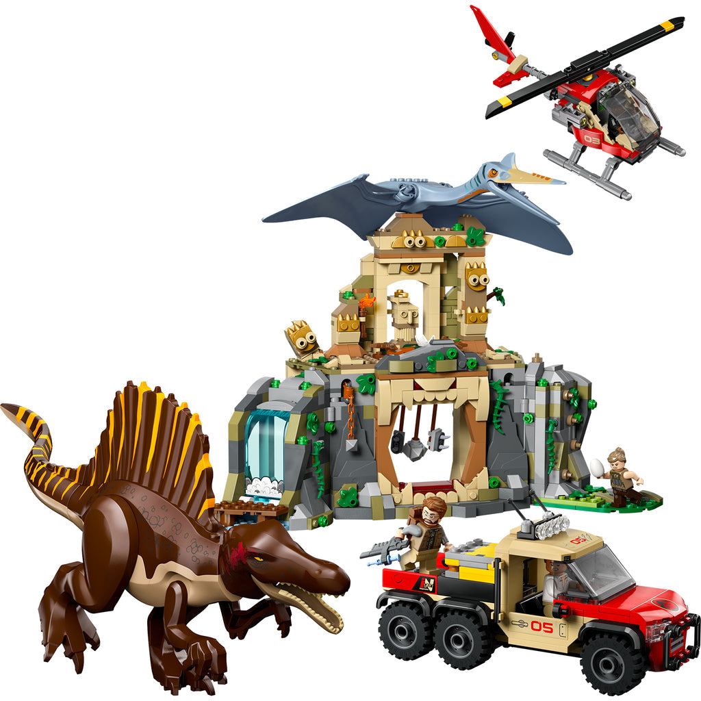 LEGO® Jurassic World Spinosaurus & Quetzalcoatlus Air Mission - Đồ chơi lắp ráp khủng long - LEGO 76976 - Hình ảnh chi tiết 2