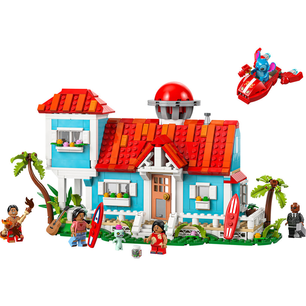 LEGO® Disney™ Lilo and Stitch Beach House - Đồ Chơi Lắp Ráp Ngôi Nhà Bãi Biển LEGO 43268 - Hình ảnh chi tiết 2