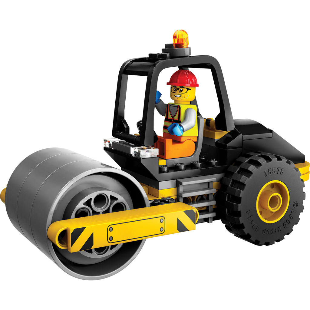 LEGO® City Construction Steamroller - Đồ Chơi Lắp Ráp Xe Lu Công Trường 60401 - Hình ảnh chi tiết 2
