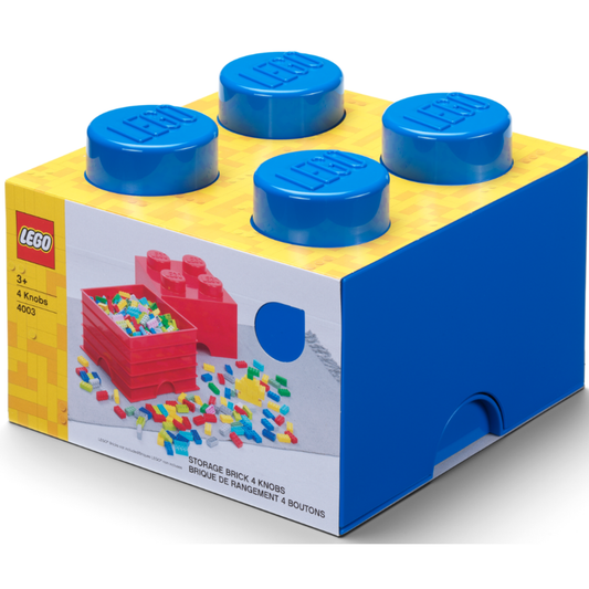 LEGO Storage Brick 4 Stud - Blue - Hộp Đựng LEGO 4 Nút - Chính Hãng LEGO - Hình ảnh sản phẩm