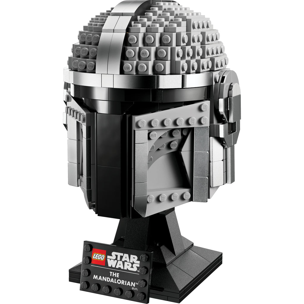 LEGO® Star Wars™ The Mandalorian™ Helmet - Mô Hình Mũ Bảo Hiểm Mandalorian - LEGO 75328 - Hình ảnh chi tiết 2