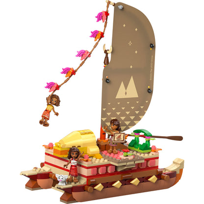 LEGO® Disney™ Moana's Adventure Canoe - Bộ Lắp Ráp Thuyền Phiêu Lưu Moana (43270) - Hình ảnh chi tiết 2