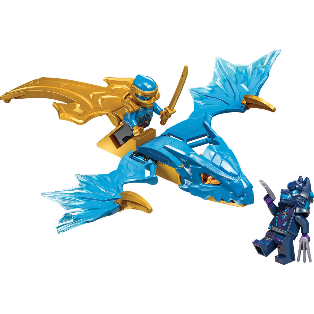 LEGO® NINJAGO® Nya’s Rising Dragon Strike - Đồ chơi lắp ráp Rồng xanh hành động - LEGO 71802 - Hình ảnh chi tiết 2