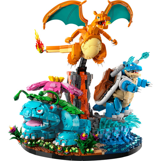 LEGO® Pokémon™ Venusaur, Charizard and Blastoise - Bộ Mô Hình Lắp Ráp Cao Cấp - LEGO 72153