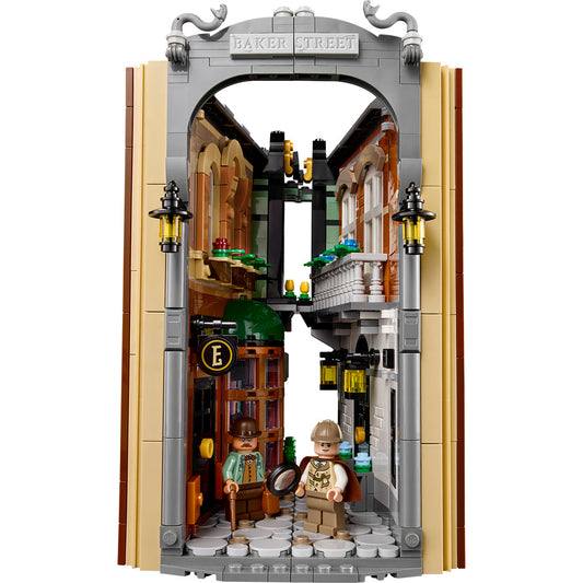 LEGO® ICONS Sherlock Holmes: Book Nook - Mô Hình Trang Trí Kệ Sách 10351