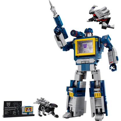LEGO® ICONS™ Transformers: Soundwave - Mô Hình Robot Biến Hình Decepticon 10358 - Hình ảnh chi tiết 2