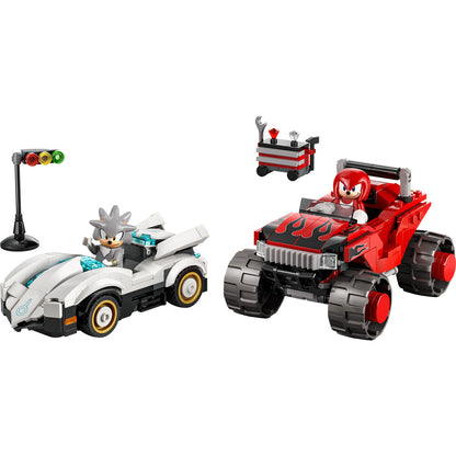 LEGO® Sonic the Hedgehog™ Silver’s Car vs. Knuckles’ Monster Truck - Đồ Chơi Lắp Ráp Xe Đua Siêu Tốc LEGO 77118 - Hình ảnh chi tiết 2