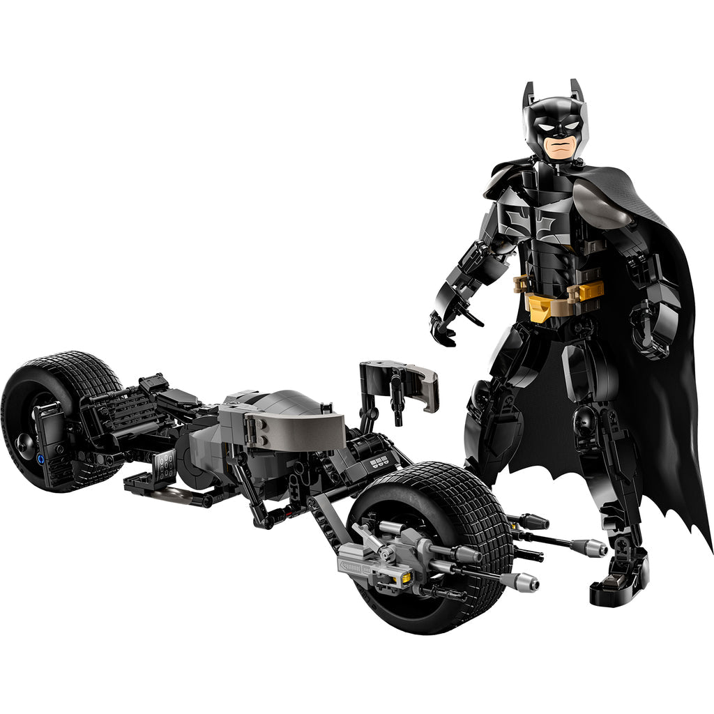 LEGO® DC Batman™: Batman Construction Figure & the Bat-Pod Bike - Mô Hình Lắp Ráp Siêu Anh Hùng Batman & Xe Bat-Pod - LEGO 76273 - Hình ảnh chi tiết 2