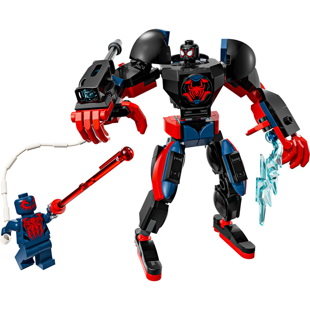 LEGO® Marvel Miles Morales Mech vs. Spider-Man 2099 - Đồ chơi lắp ráp Robot Siêu Anh Hùng - LEGO 76337 - Hình ảnh chi tiết 2