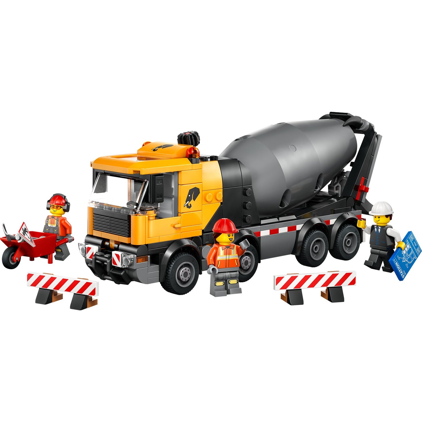 LEGO® City Cement Mixer - Đồ Chơi Lắp Ráp Xe Trộn Bê Tông - LEGO 60478 - Hình ảnh chi tiết 2