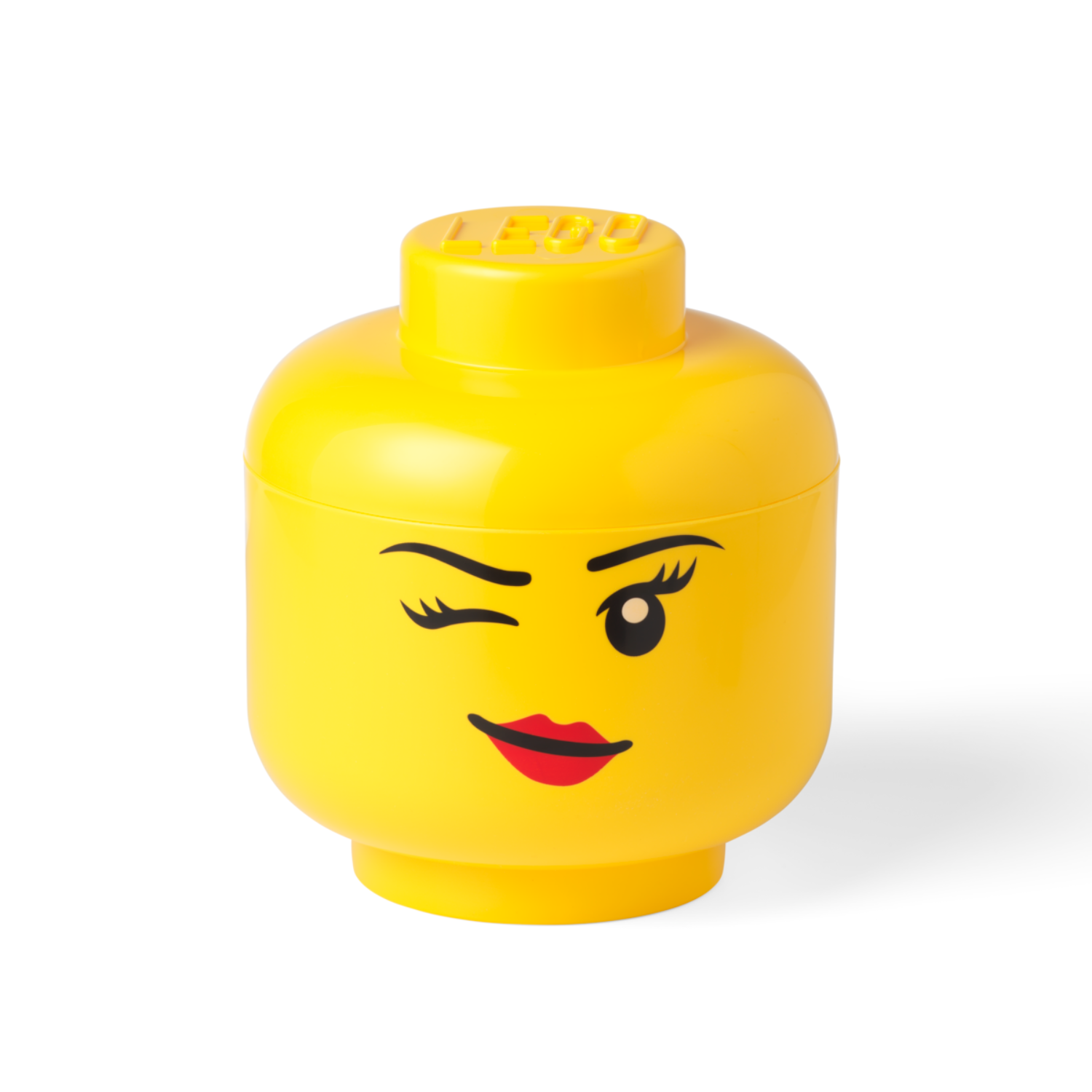 Lego Storage Head (Large) - Winking - Hộp Đựng Đồ Chơi LEGO Chính Hãng - Hình ảnh chi tiết 2
