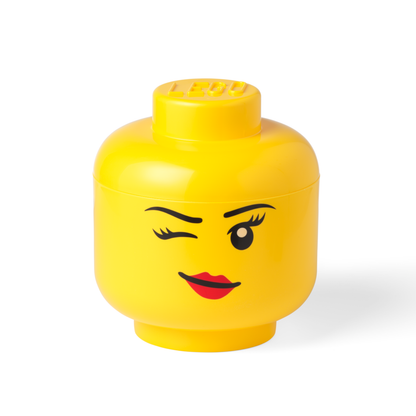 Lego Storage Head (Large) - Winking - Hộp Đựng Đồ Chơi LEGO Chính Hãng - Hình ảnh chi tiết 2