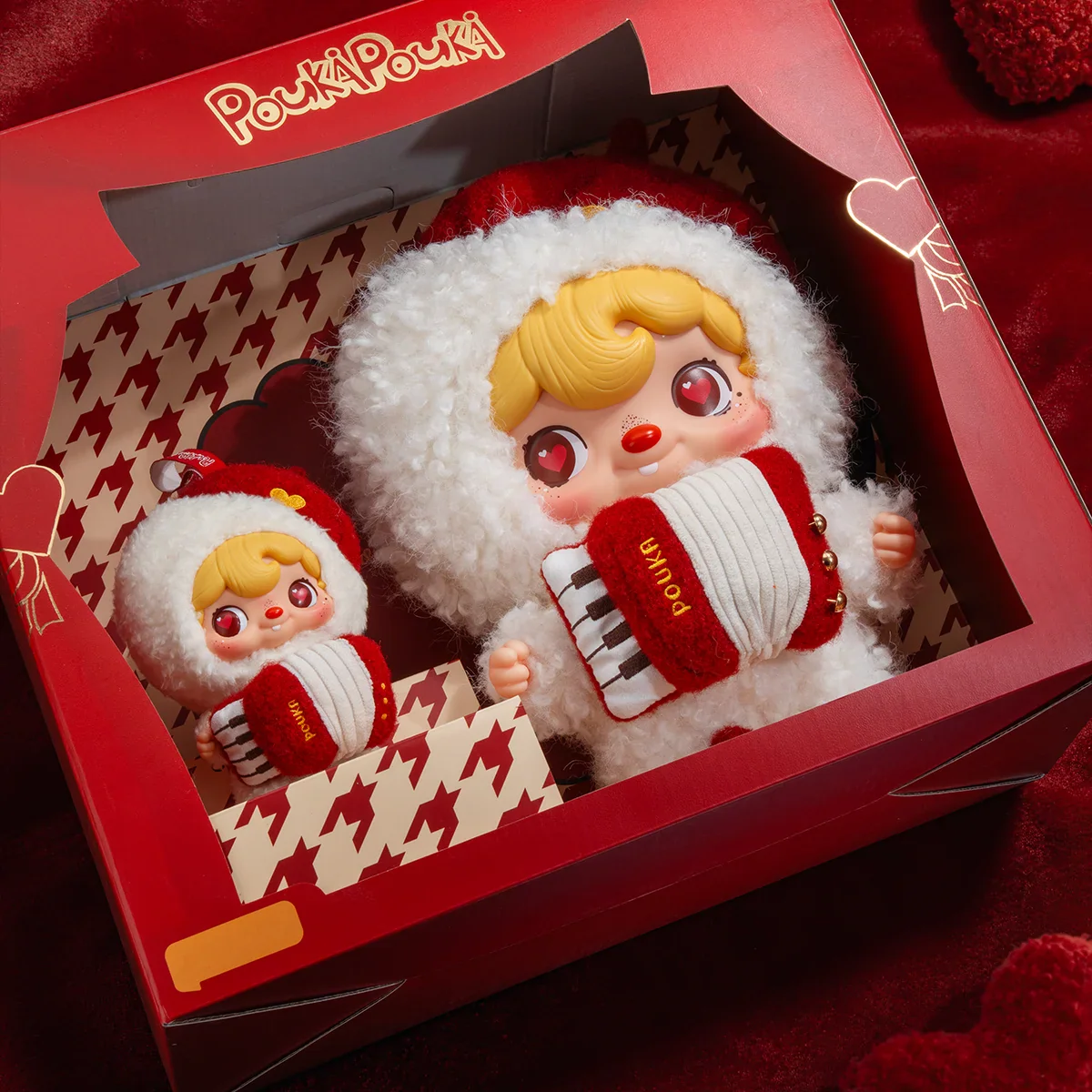 POUKAPOUKA LOVESTRUCK MUSICIAN PLUSH GIFT SET