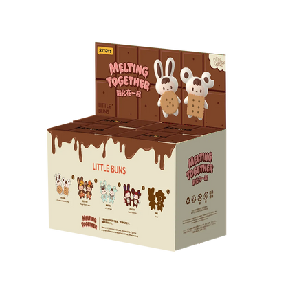 LITTLE BUNS MELTING TOGETHER - FRIDGE MAGNET BLIND BOX