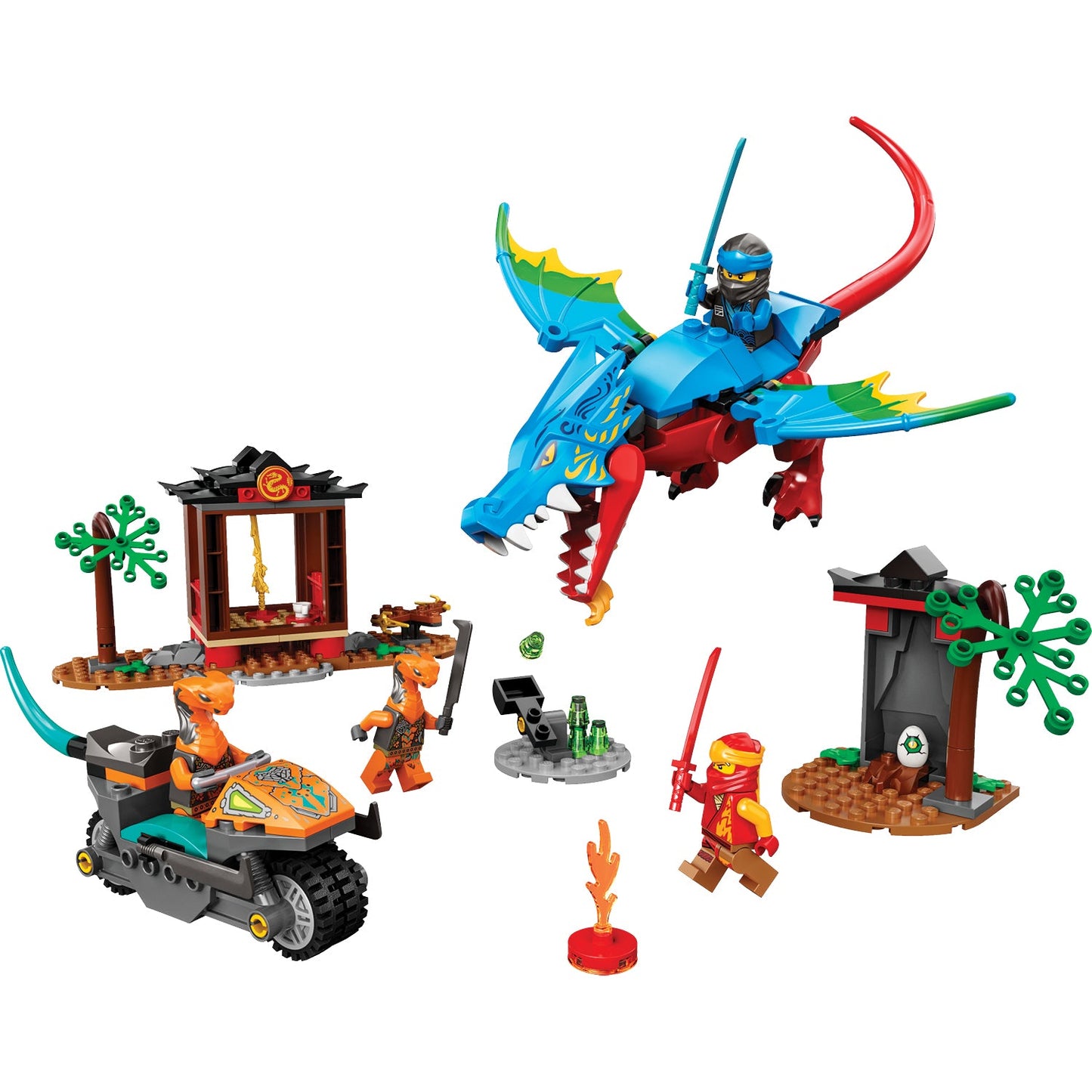 LEGO® NINJAGO® Ninja Dragon Temple - Đồ Chơi Lắp Ráp Ngôi Đền Rồng Ninja - LEGO 71759 - Hình ảnh chi tiết 2