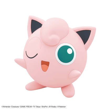 PLAMO QUICK 09 JIGGLYPUFF - Mô hình lắp ráp Pokémon - Bandai Model Kit