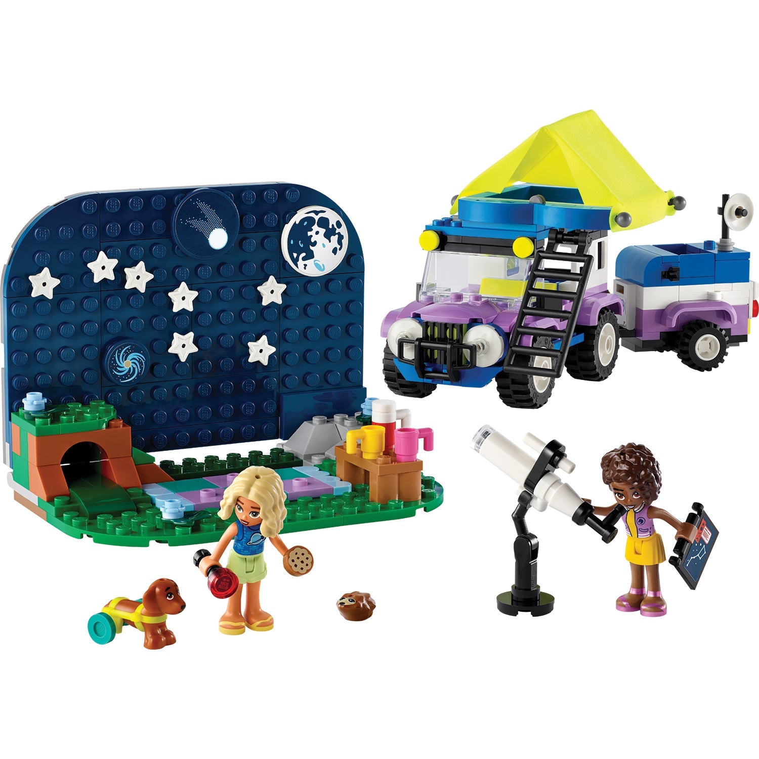 LEGO® Friends™ Stargazing Camping Vehicle - Xe Cắm Trại Ngắm Sao - LEGO 42603 - Hình ảnh chi tiết 2