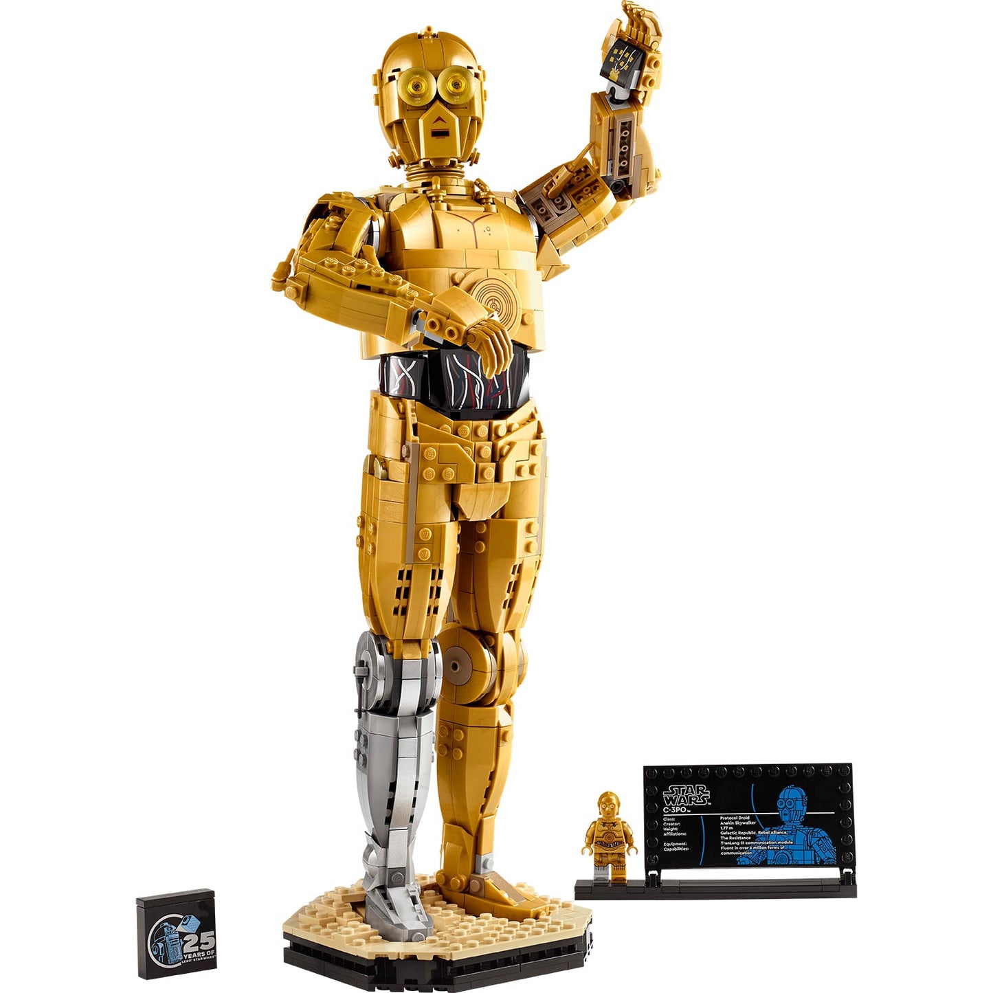 LEGO® Star Wars™ C-3PO™ Mô Hình Lắp Ráp Droid Cao Cấp LEGO 75398 - Hình ảnh chi tiết 2