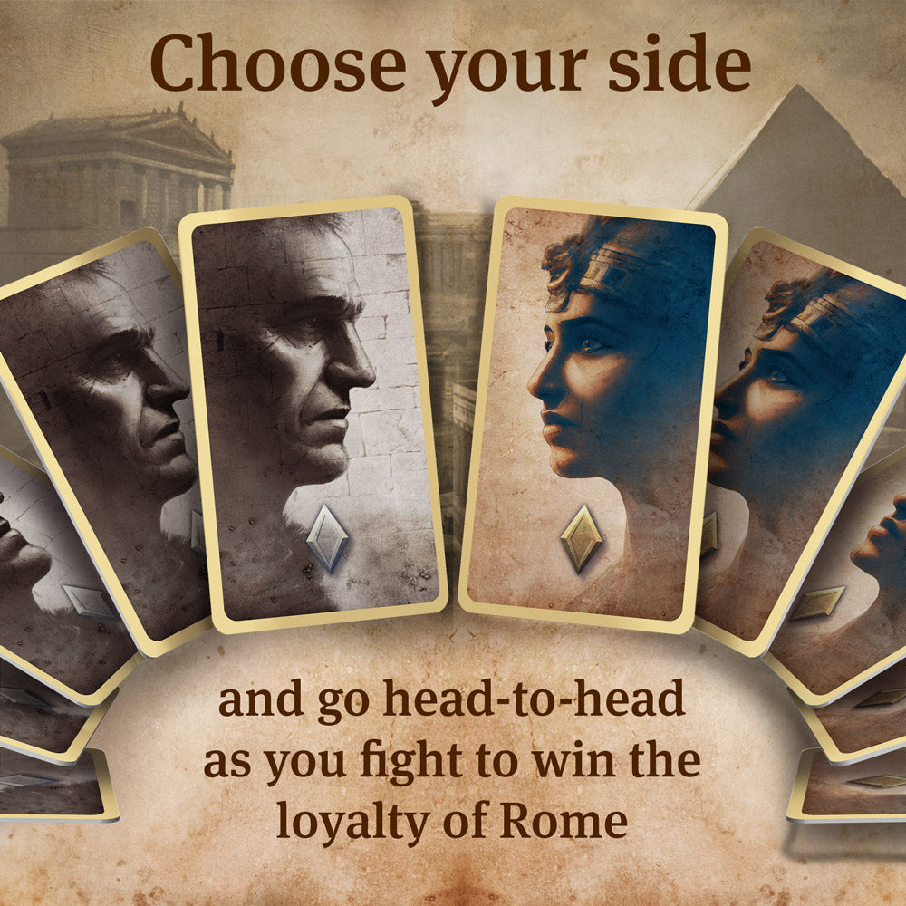 Caesar & Cleopatra - Board Game Chiến Thuật Thẻ Bài 2 Người - Thames & Kosmos - Hình ảnh chi tiết 2
