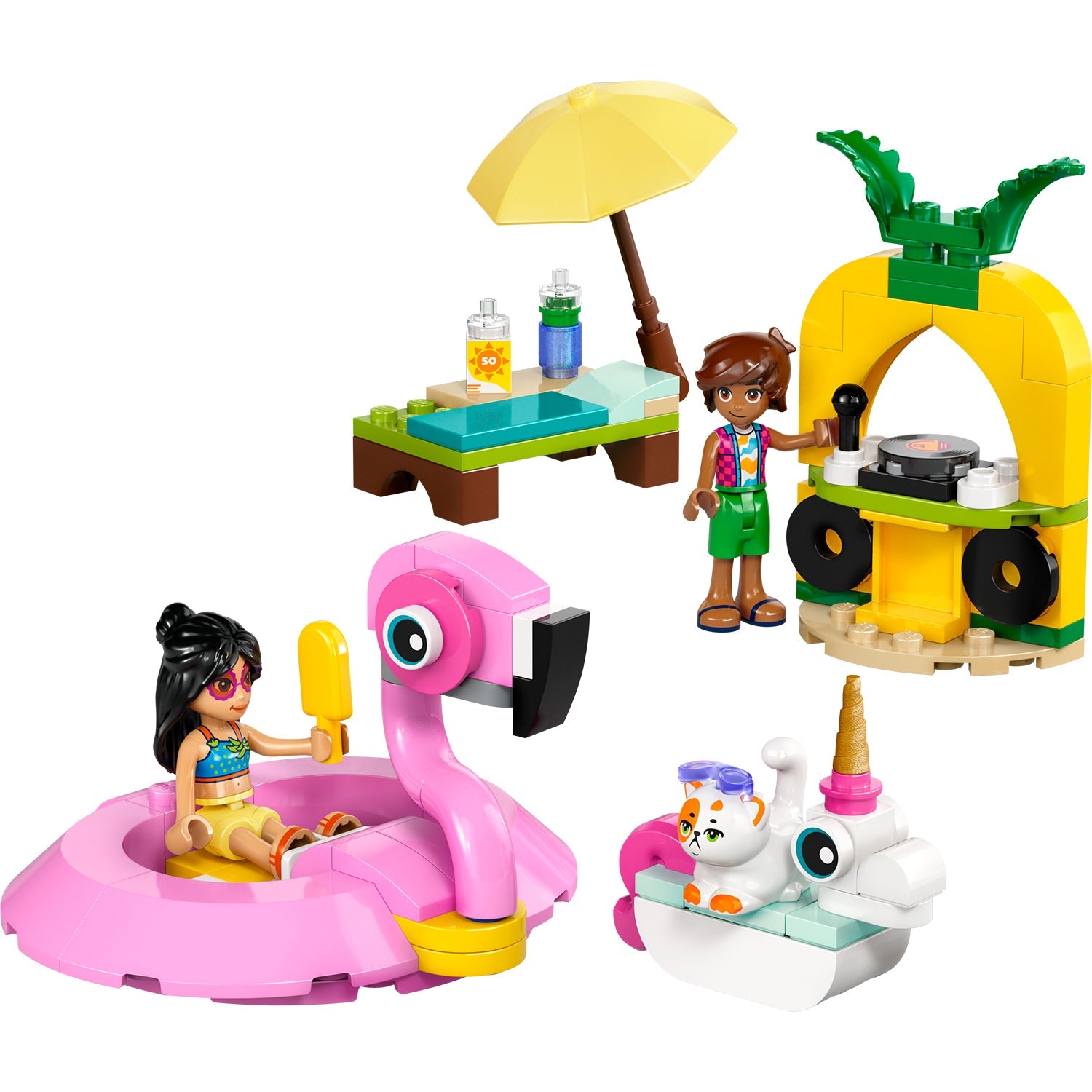 LEGO® Friends™ Unicorn & Flamingo Pool Party - Bộ đồ chơi lắp ráp Tiệc bể bơi (42658) - LEGO - Hình ảnh chi tiết 2