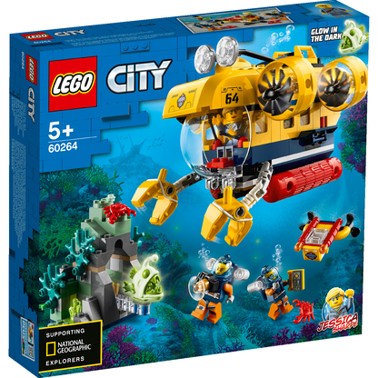 LEGO® City Ocean Exploration Submarine - Tàu Ngầm Thám Hiểm Đại Dương LEGO 60264 - Hình ảnh chi tiết 2