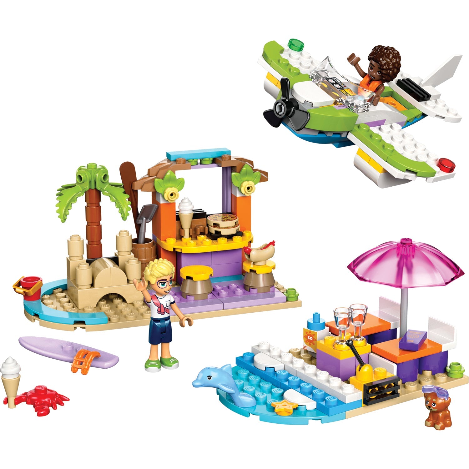 LEGO® Friends™ Creative Beach and Travel Suitcase - Vali Du Lịch Và Bãi Biển Sáng Tạo - Lego 42672 - Hình ảnh chi tiết 2