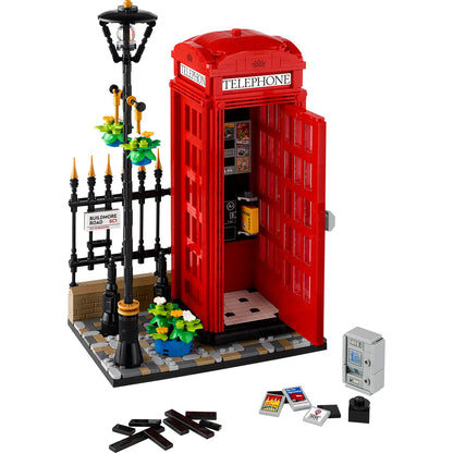 LEGO® Ideas Red London Telephone Box - Mô hình Bốt Điện Thoại London (21347) - LEGO - Hình ảnh chi tiết 2