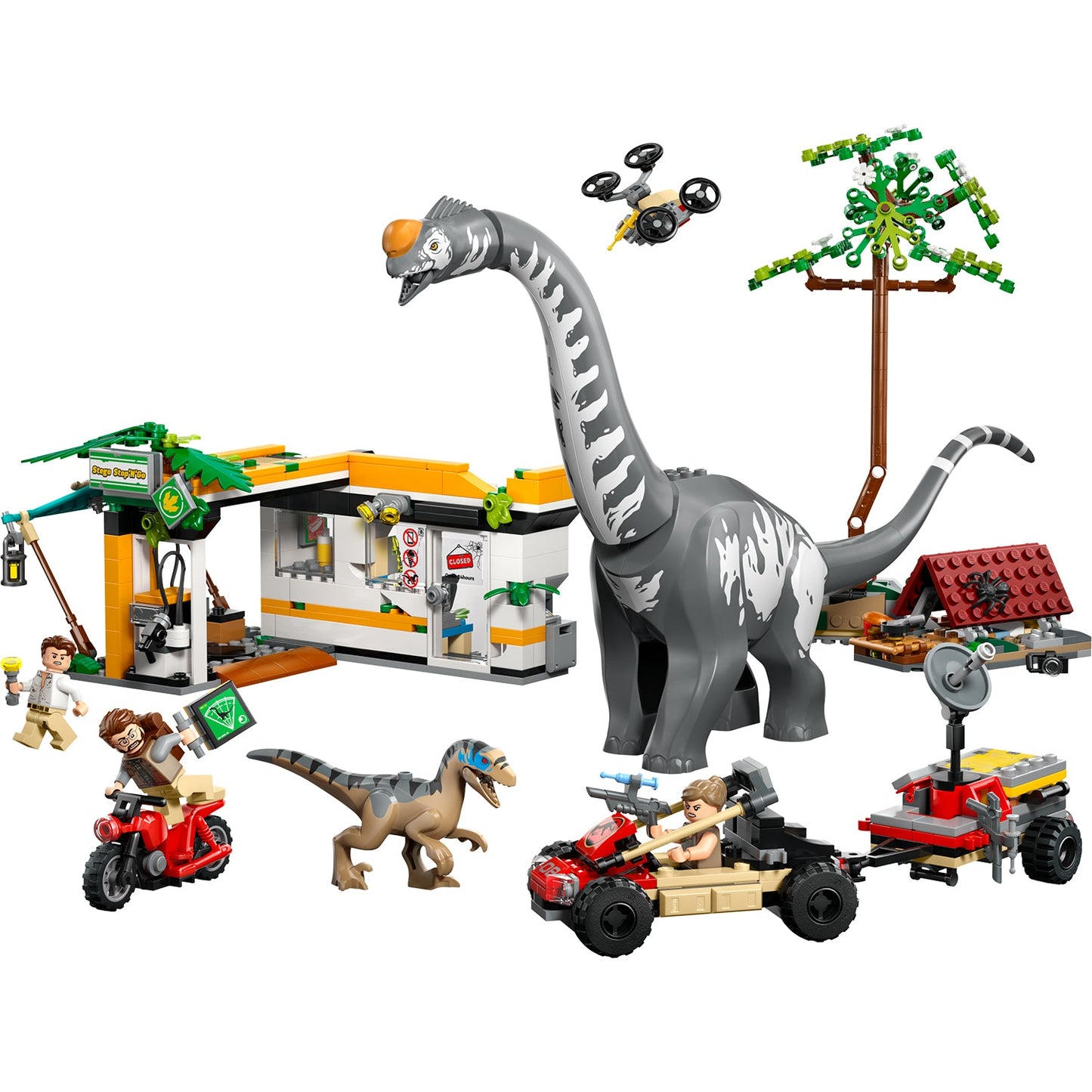 LEGO® Jurassic World Raptor & Titanosaurus Tracking Mission - Bộ Lắp Ráp Khủng Long (76973) - LEGO - Hình ảnh chi tiết 2