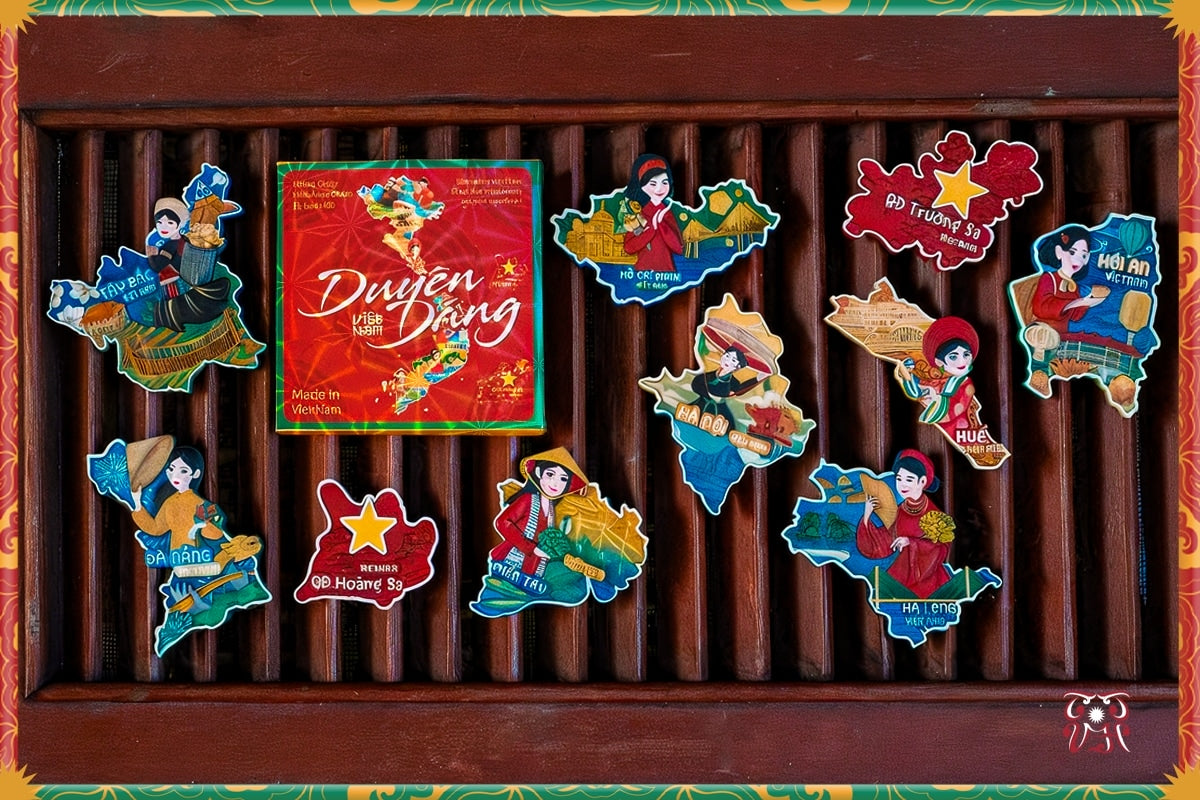Bộ sưu tập magnet “Duyên Dáng Việt Nam” - Comicola Shop