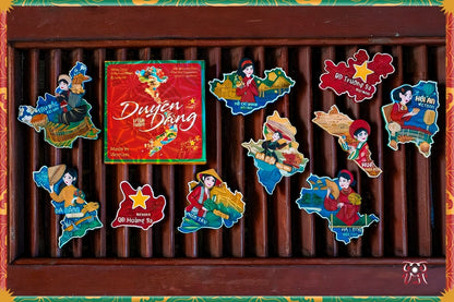 Bộ sưu tập magnet “Duyên Dáng Việt Nam” - Comicola Shop