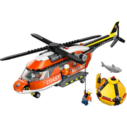 LEGO® City Coast Guard Helicopter - Trực thăng Cứu hộ Bờ biển - LEGO 60503 - Hình ảnh chi tiết 2