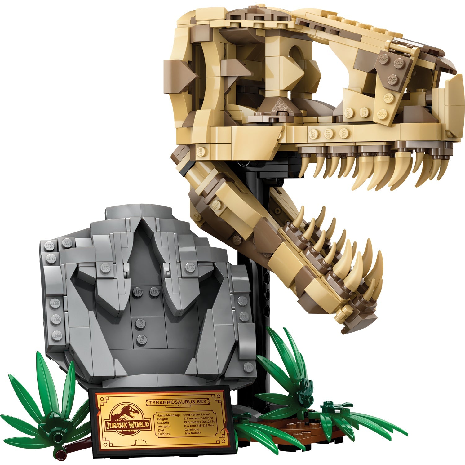 LEGO® Jurassic World™ Dinosaur Fossils: T. rex Skull - Đồ Chơi Lắp Ráp Mô Hình Đầu Lâu Khủng Long LEGO 76964 - Hình ảnh chi tiết 2