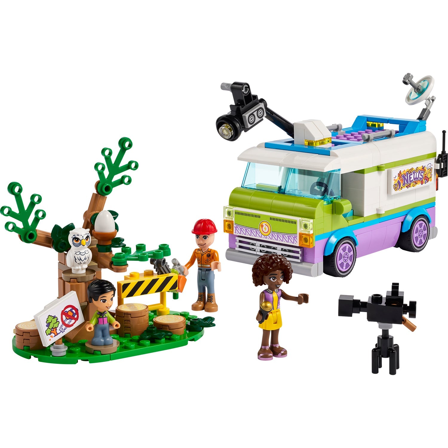LEGO® Friends™ Newsroom Van - Bộ Đồ Chơi Xe Tin Tức - 41749 - Hình ảnh chi tiết 2