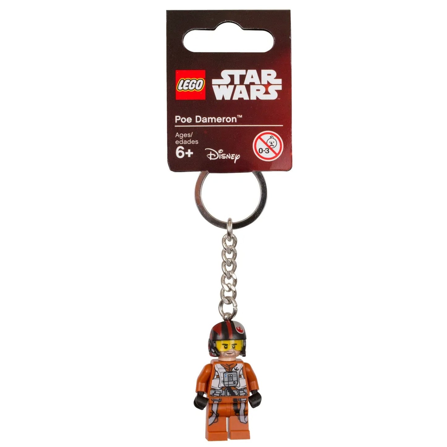 LEGO® Star Wars™ Poe Dameron™ Keyring - Móc Khóa Nhân Vật Chính Hãng LEGO 853605 - Hình ảnh sản phẩm