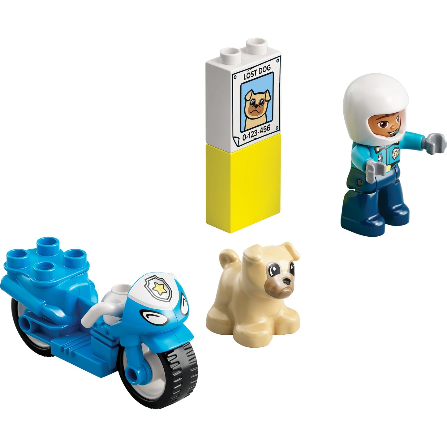 LEGO® DUPLO™ Rescue Police Motorcycle - Đồ Chơi Mô Tô Cảnh Sát Cứu Hộ - LEGO 10967 - Hình ảnh chi tiết 2