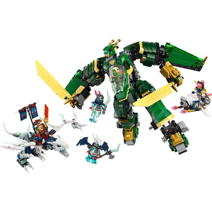 LEGO® NINJAGO® Lloyd’s Jet Mech - Robot Biến Hình 2 Trong 1 - LEGO 71845 - Hình ảnh chi tiết 2